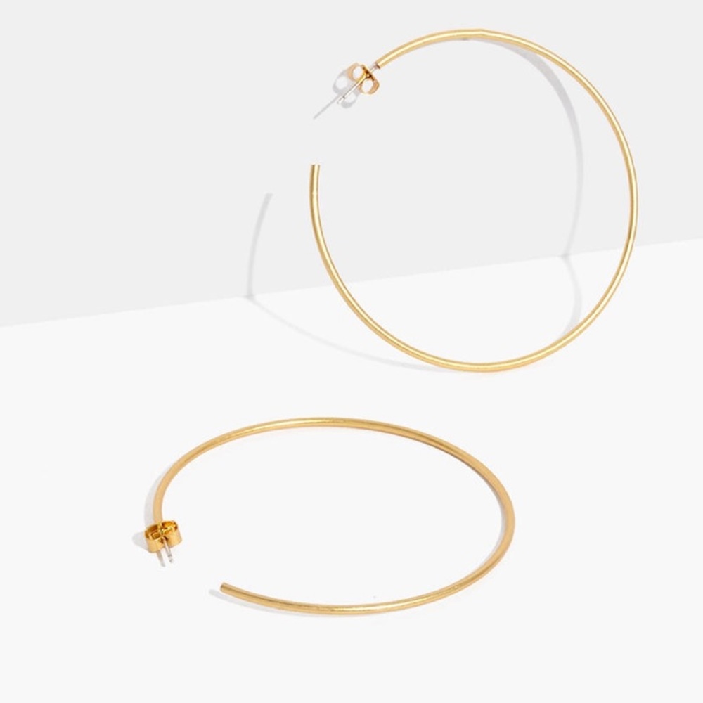 Madewell oversized hoop earrings